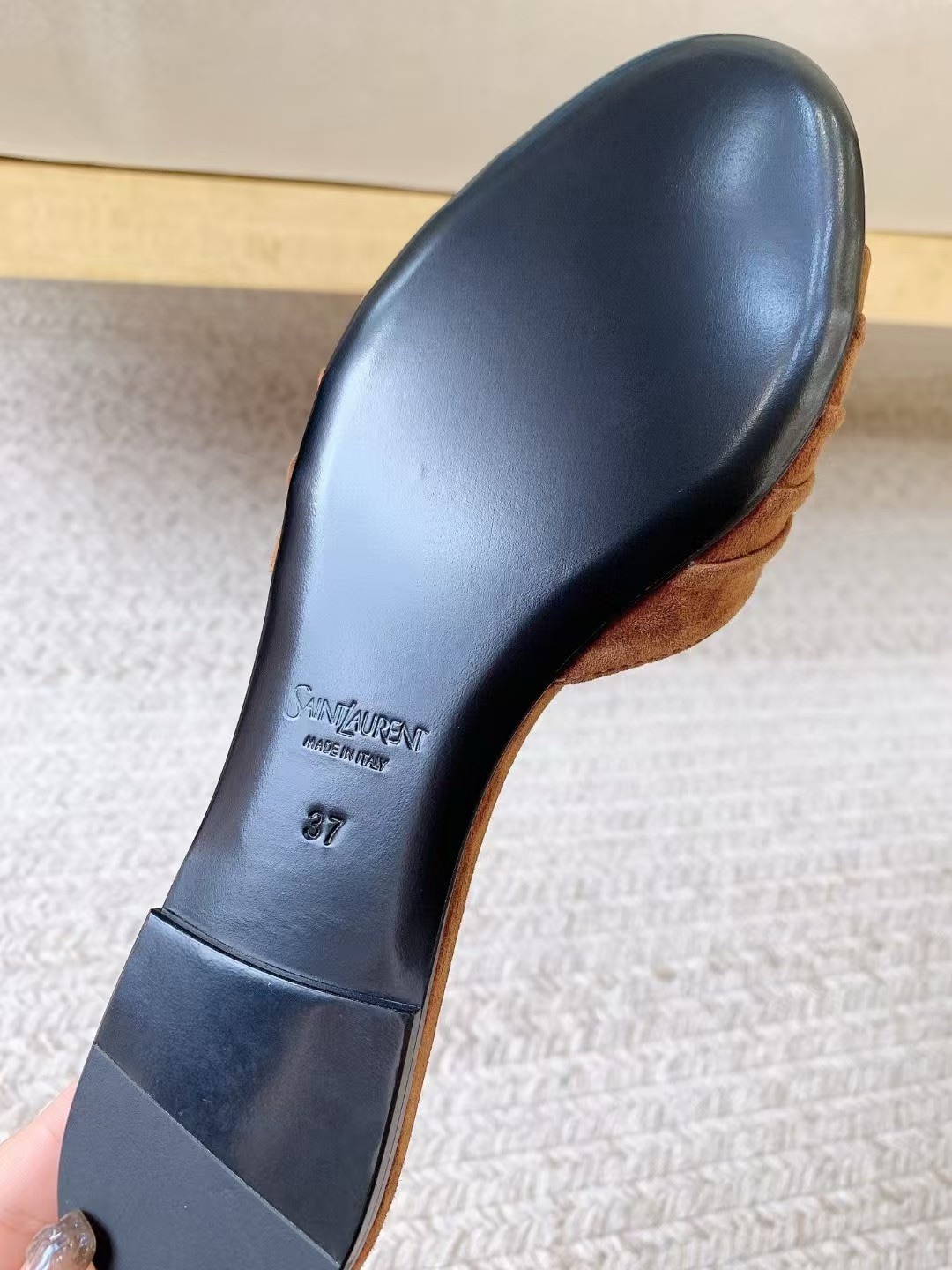 Saint Laurent Babylone flat sandals - Image 4