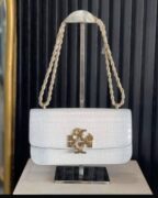 Tory Burch Eleanor Small Croc Embossed Leather (Pre-Order)