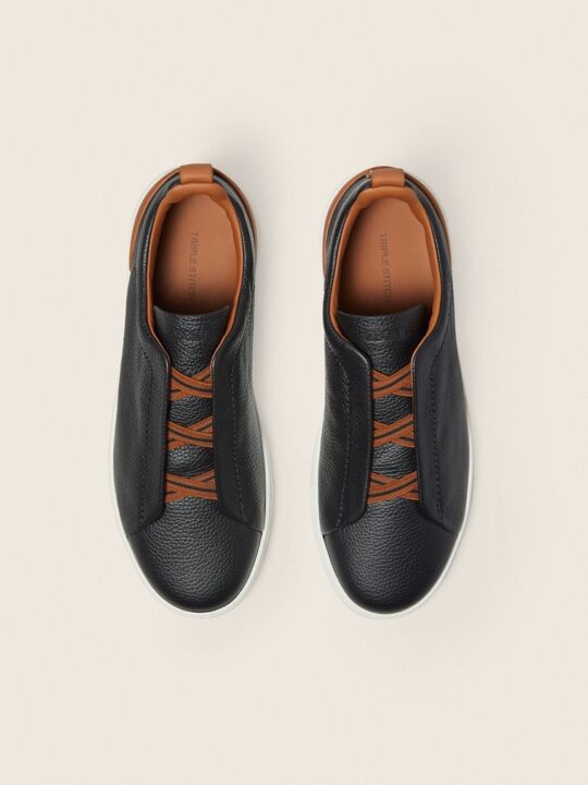 Zegna triple stitch